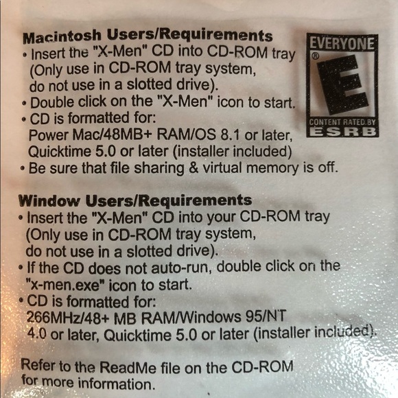 Brand New! 2001 Burger king Toad X men Game - Picture 3 of 4